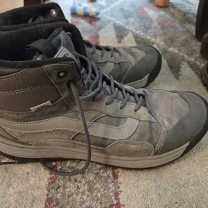Vans MTE Men's Charcoal and Black High-Top Sneakers